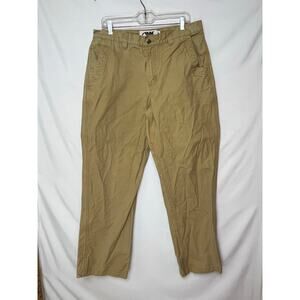 Mountain Khakis Men's Size 36x32 Tan Relaxed Fit Canvas Workwear Hiking Pants